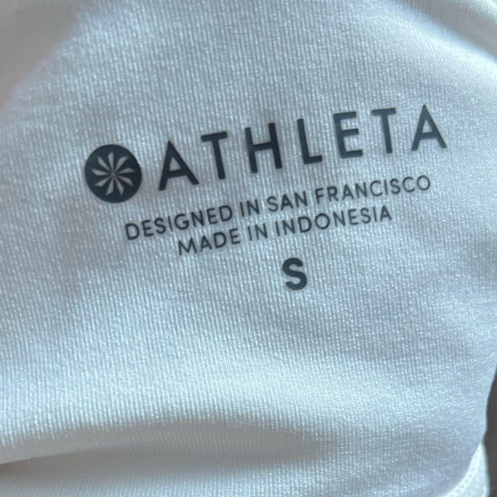 Athleta White Floral Active Skort - Picture 3 of 3